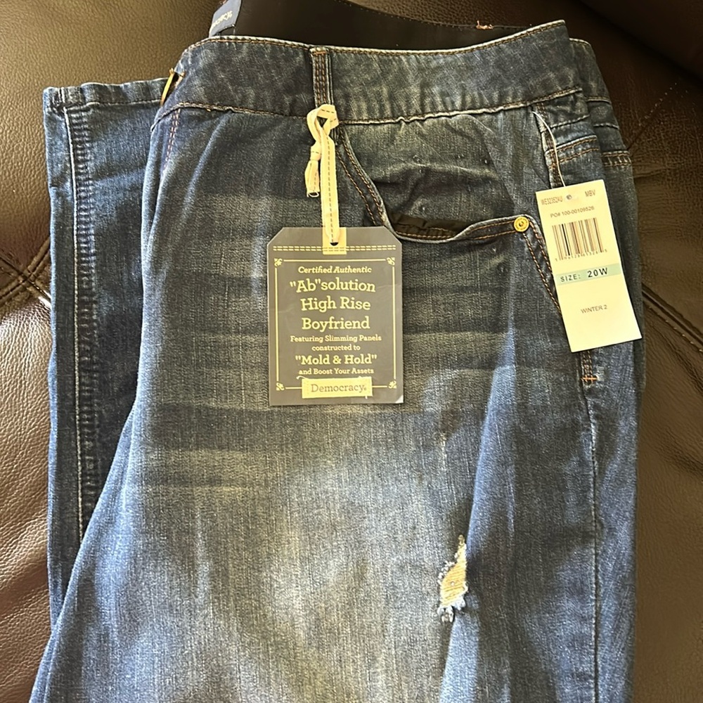 NWT Plus Democracy Jeans